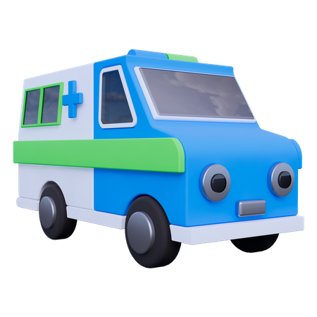 Ambulance  3D Icon