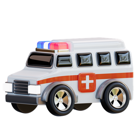 Ambulance  3D Icon