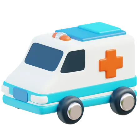 Ambulance  3D Icon