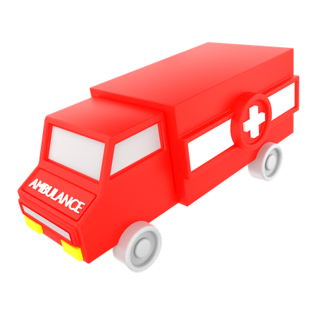 Ambulance  3D Icon