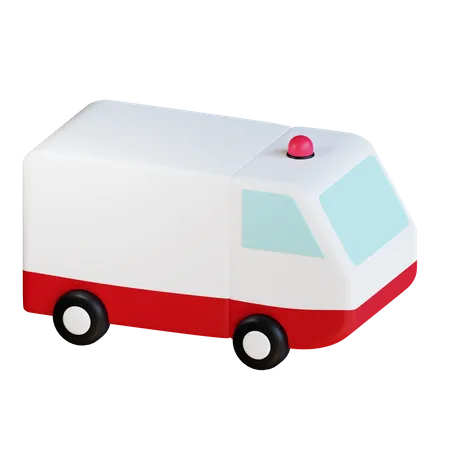 Ambulance  3D Icon