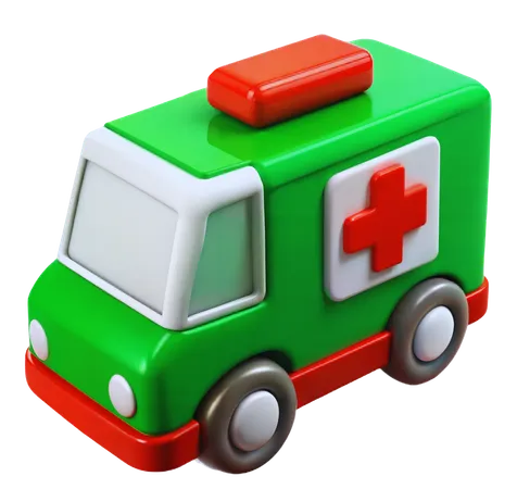 Ambulance  3D Icon