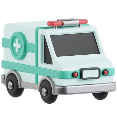 Ambulance  3D Icon