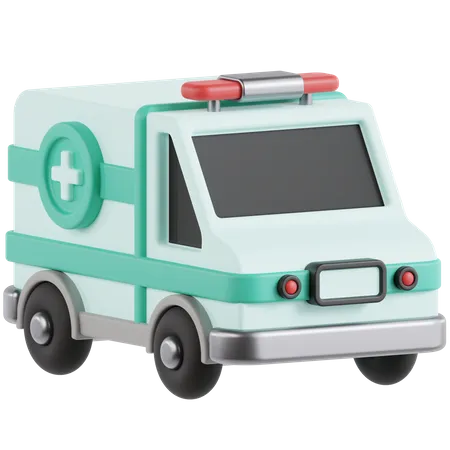 Ambulance  3D Icon