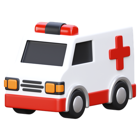 Ambulance  3D Icon