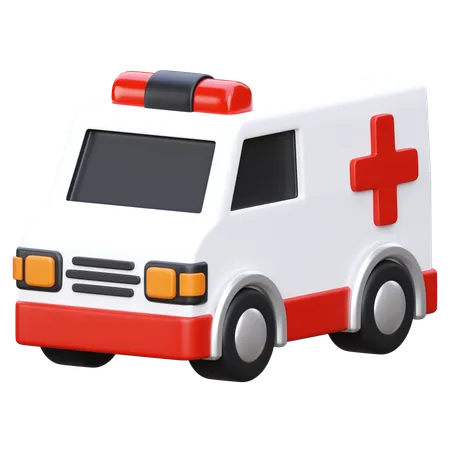 Ambulance  3D Icon