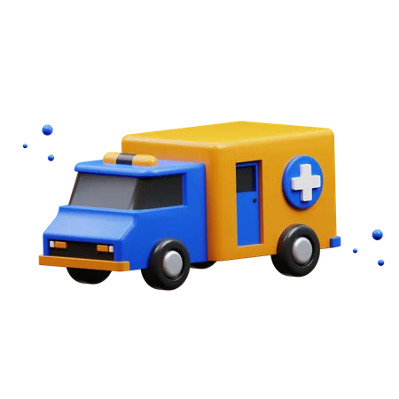 Ambulance  3D Icon