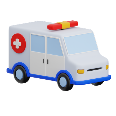 Ambulance  3D Icon