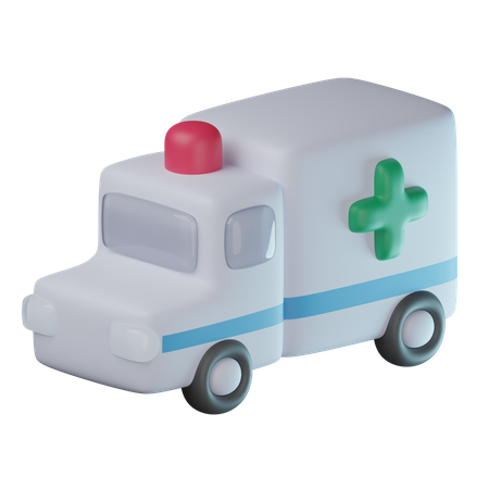 Ambulance  3D Icon