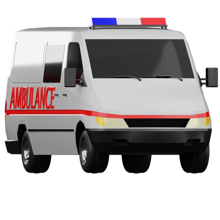 Ambulance  3D Icon