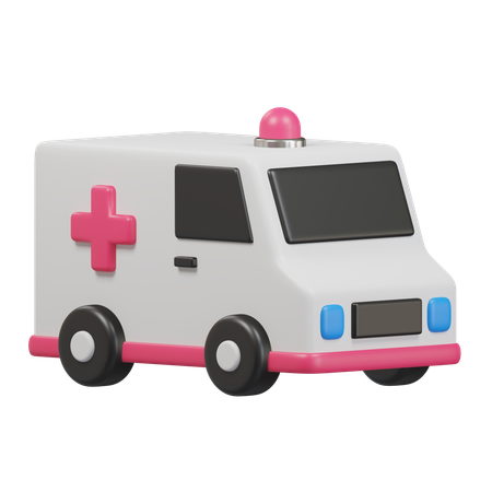 Ambulance  3D Icon