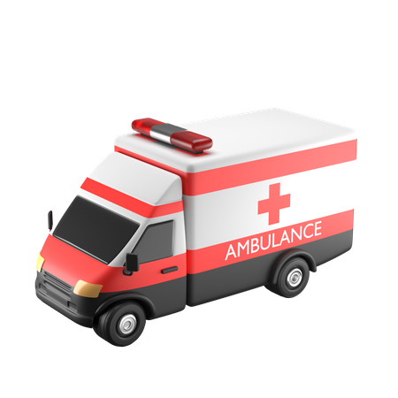 Ambulance  3D Icon