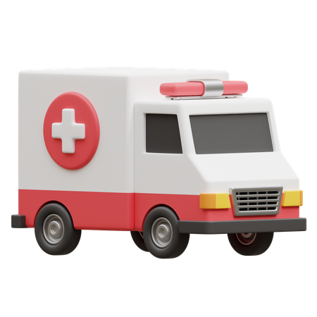 Ambulance  3D Icon