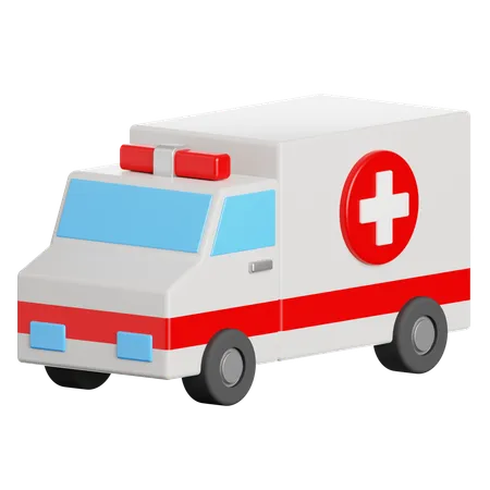 Ambulance  3D Icon