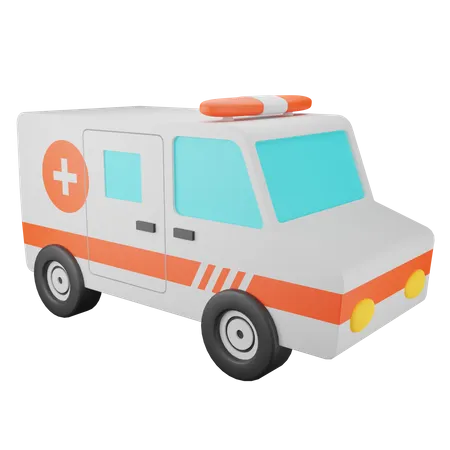 Ambulance  3D Icon