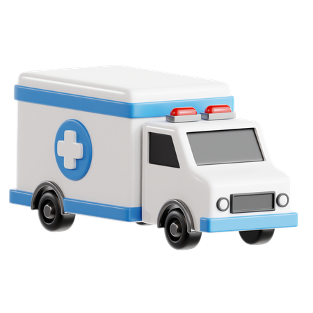 Ambulance  3D Icon