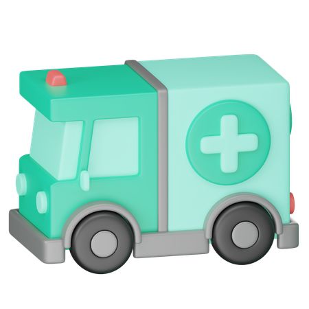 Ambulance  3D Icon