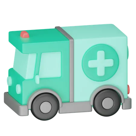 Ambulance  3D Icon