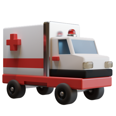 Ambulance  3D Icon