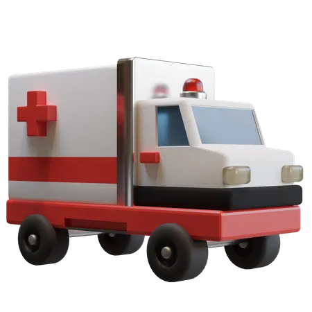 Ambulance  3D Icon