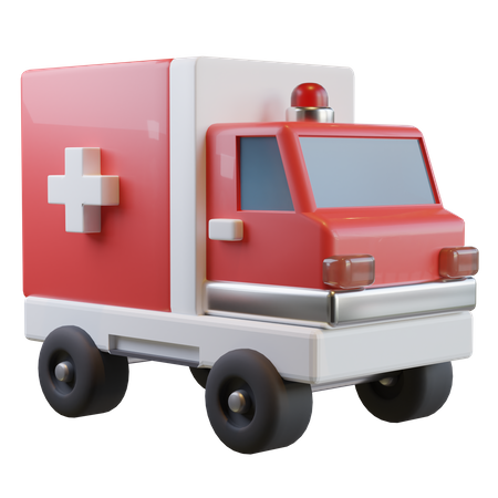 Ambulance  3D Icon