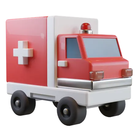 Ambulance  3D Icon