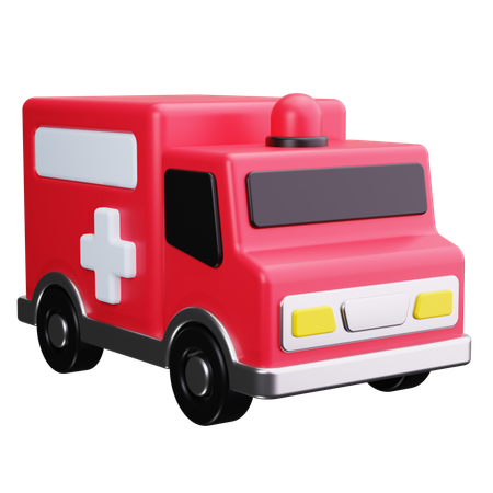 Ambulance  3D Icon