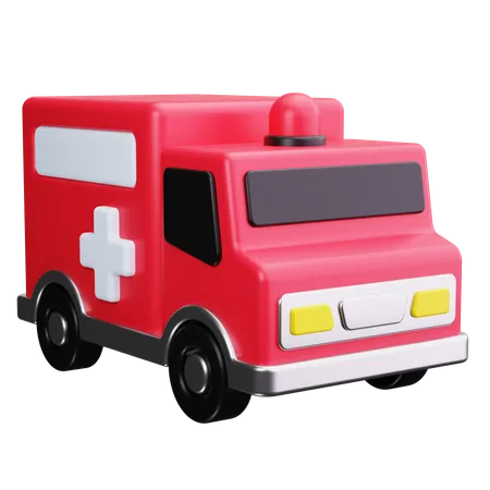 Ambulance  3D Icon