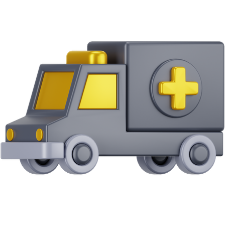 Ambulance  3D Icon