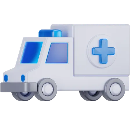 Ambulance  3D Icon