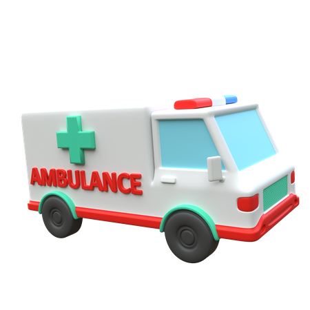 Ambulance  3D Icon