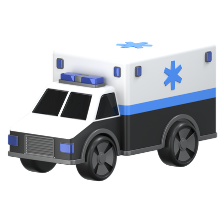 Ambulance  3D Icon