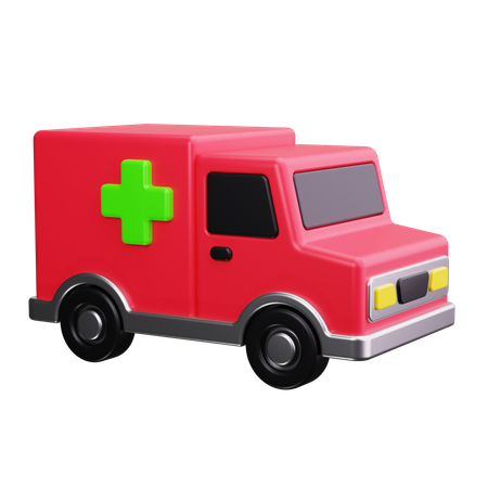 Ambulance  3D Icon