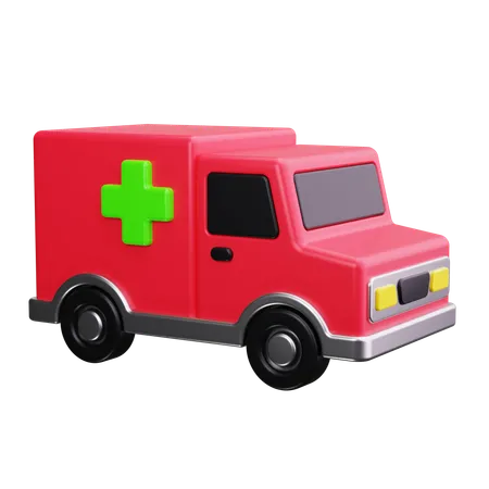 Ambulance  3D Icon