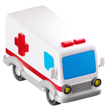 Ambulance  3D Icon