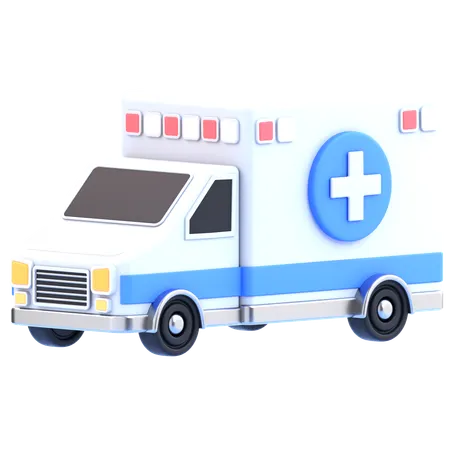 Ambulance  3D Icon