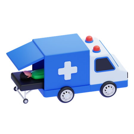 Ambulance  3D Icon