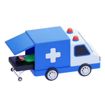 Ambulance  3D Icon