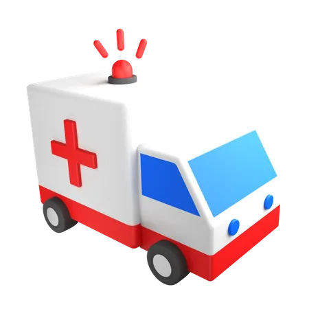 Ambulance  3D Icon