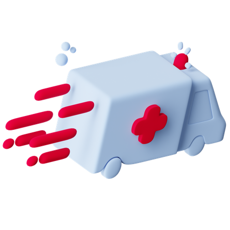 Ambulance  3D Icon