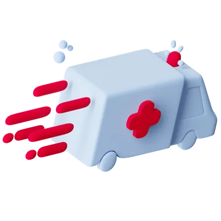 Ambulance  3D Icon