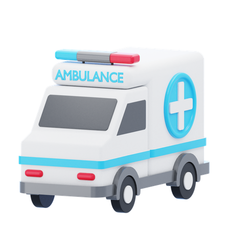 Ambulance  3D Icon