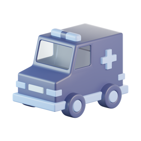 Ambulance  3D Icon