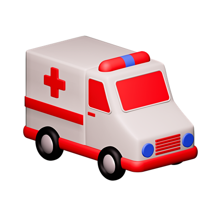 Ambulance  3D Icon