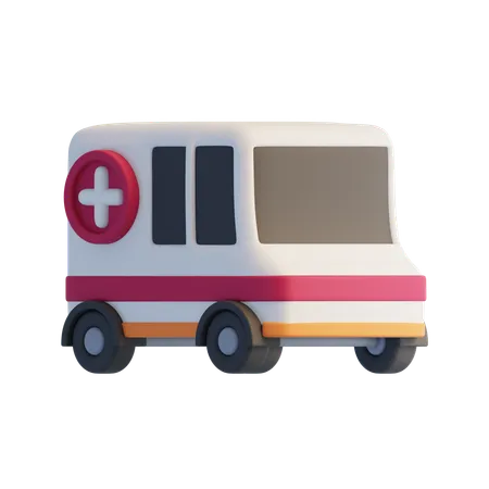 Ambulance  3D Icon