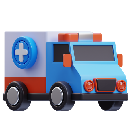 Ambulance  3D Icon