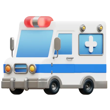 Ambulance  3D Icon