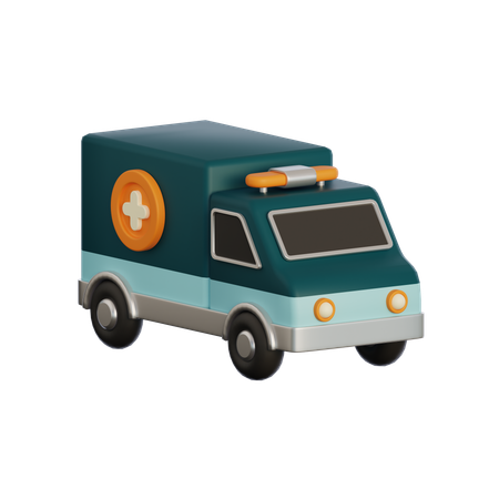 Ambulance  3D Icon