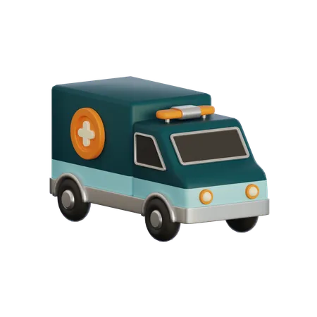 Ambulance  3D Icon