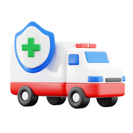 Ambulance  3D Icon